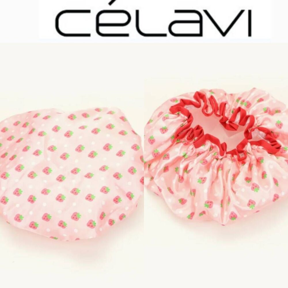 Celavi X Strawberry Shortcake Perfect Hair‎ Shower Cap